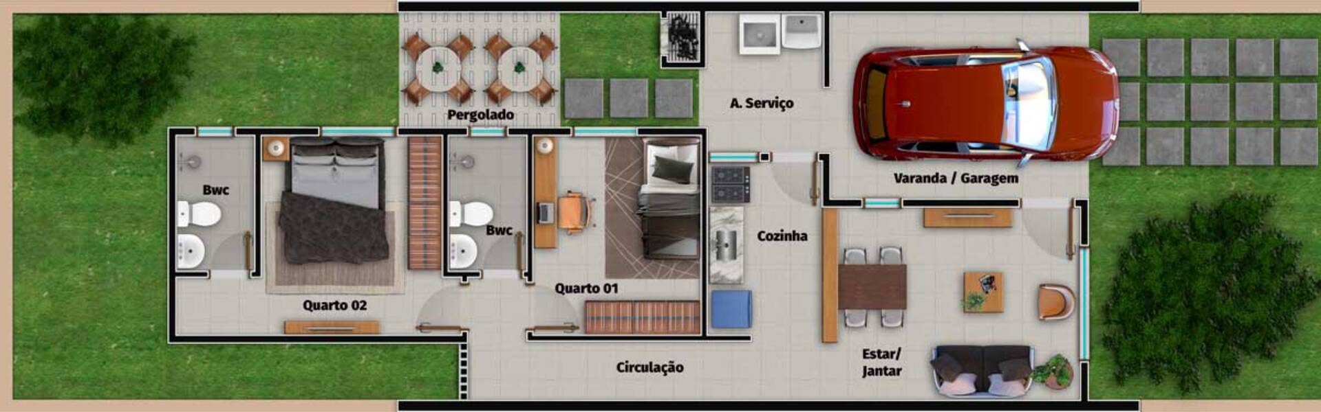 Casa de Condomínio à venda com 3 quartos, 83m² - Foto 3